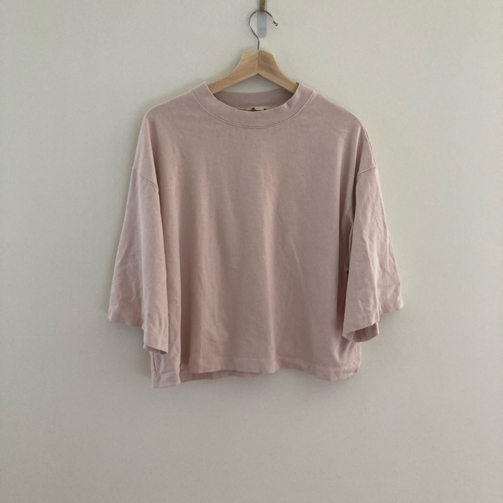 Pink boxy T-shirt